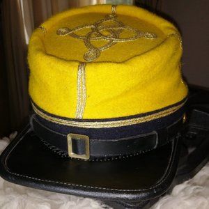 Felt officer's style cap